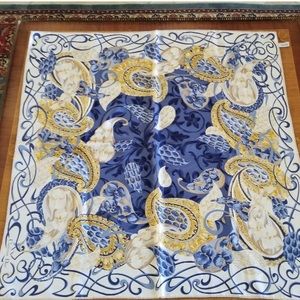 Vintage Dior 100% silk scarf 34 x 34